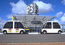 ParkShuttles à l'aéroport de Schiphol