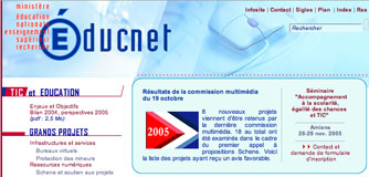 site web du ministère